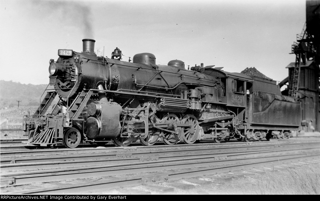 CN 2-8-2 #3429 - Canadian National